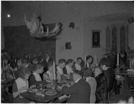 American express group at medieval dinner at Bunratty Castle