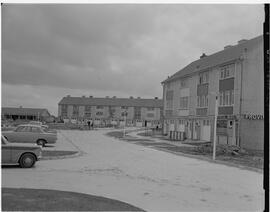 New houses in industrial estate