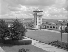 View of the Terminal building from Met. roof