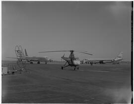 Helicopter on ramp