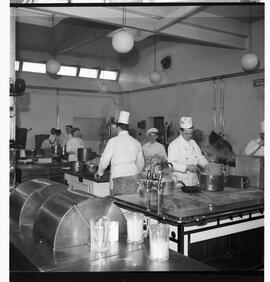 Chefs at work in the kitchen