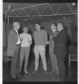 Dutch SFU biologists (cavemen) with J. Coleman