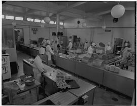 Chefs in the kitchen preparing food