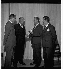 Presentation to Mr Stapleton of ATS.
