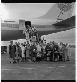Group on Pan American Airlines (PAA) plane