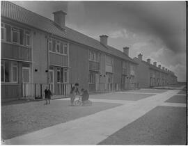 New houses in industrial estate