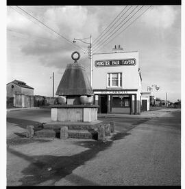 View of Limerick - O'Grady Memorial on Tipperary Rd. and the Tait Clock in Baker Place