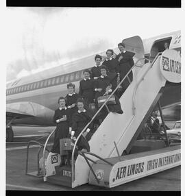 Group of nuns depart for New York on Aer Lingus