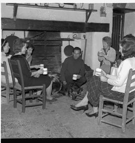 Irish cottage set up for tea