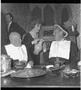 Lord Gort and Lord Boyne at Bunratty Castle