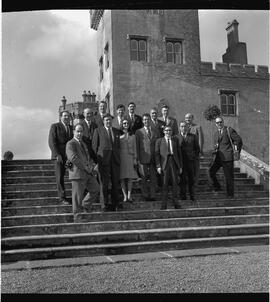 British European Airways (BEA) on steps of Bunratty