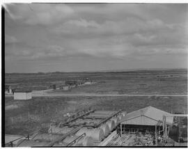 View of factory buildings