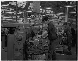 SPS factory - Man at work