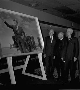 John F. Kennedy memorial painting unveiling