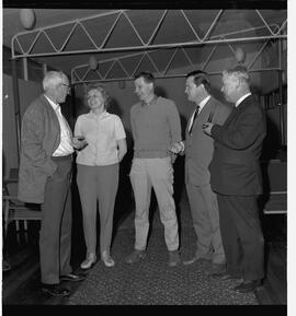 Dutch SFU biologists (cavemen) with J. Coleman