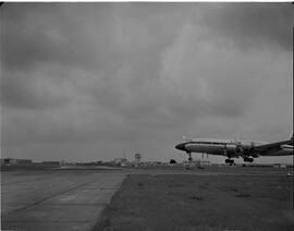 British Overseas Airway Corporation (BOAC) jet landing