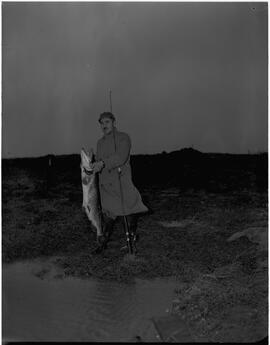 Mr Cashell of SPS with pike fish