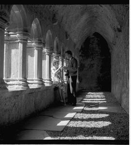 Inside Quin Abbey on Free Day tour