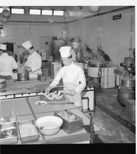 Chefs at work in the kitchen