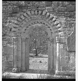 Details of church doorway in the Burren