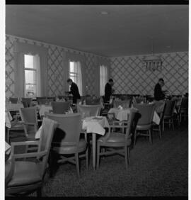 Shannon College of Hotel Management students setting up