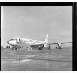 Pan American Airlines (PAA) Boeing 707 jet - First passage to Shannon