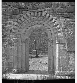 Leamaneh Castle doorway in the Burren