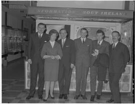 Group at tourist bureau