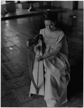 Miss Fionnula O'Sullivan at Bunratty Castle