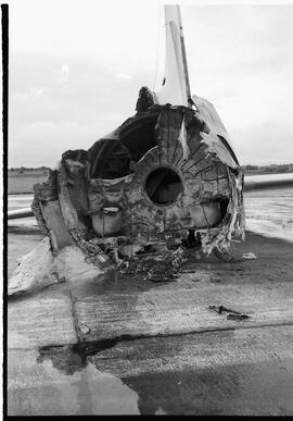 Pan American Airlines (PAA) plane fire
