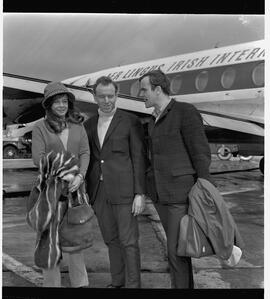 Actress Sara Miles at Shannon airport