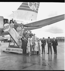 Group of 30 at Aer Lingus jet