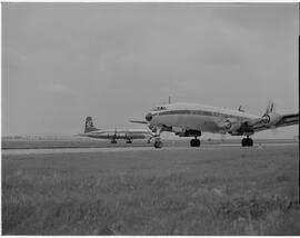 Two aircraft on runway