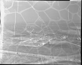 Aerial shot of factory site