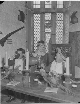 C. Lynch, Mary and Karl at Bunratty medieval set
