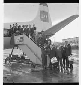 British European Airways (BEA) inaugural flight press group