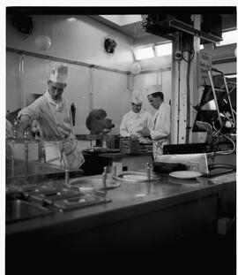 Chefs at work in the kitchen