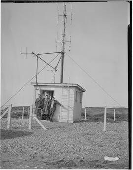 Radio tower at Woodcock Hill construction site