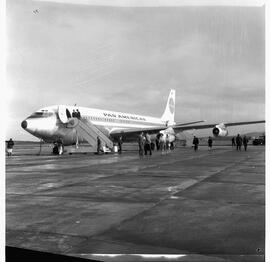 Pan American Airlines (PAA) Boeing 707 jet - First passage to Shannon