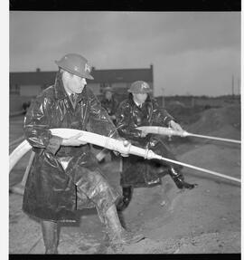 Civil defence operation in Tullyglass