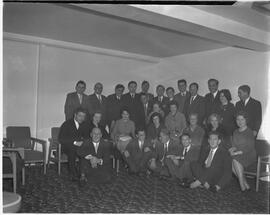 McNab farewell party, large group