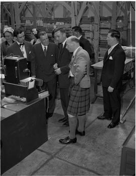 Seán Lemass at SPS factory