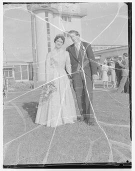 Wedding party under Control Tower