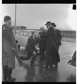 Cardinal Cushing with minister