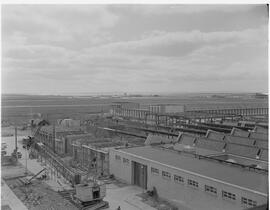 View of factories under construction