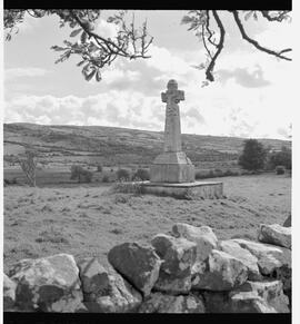 Celtic cross in the Burren