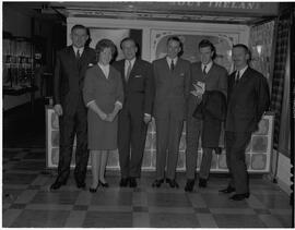 Group at tourist bureau