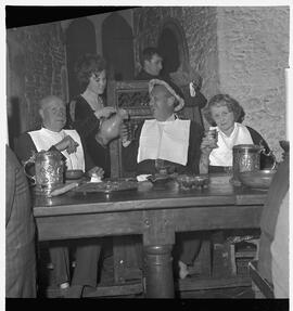 Lord Gort and Lord Boyne at Bunratty Castle