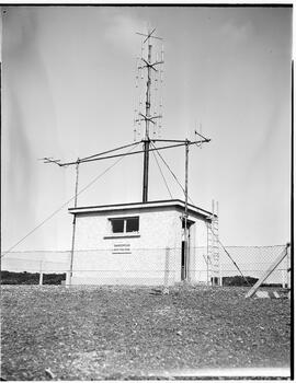 Radio tower at Woodcock Hill construction site