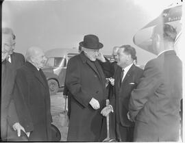 Cardinal Cushing Arrives at Shannon